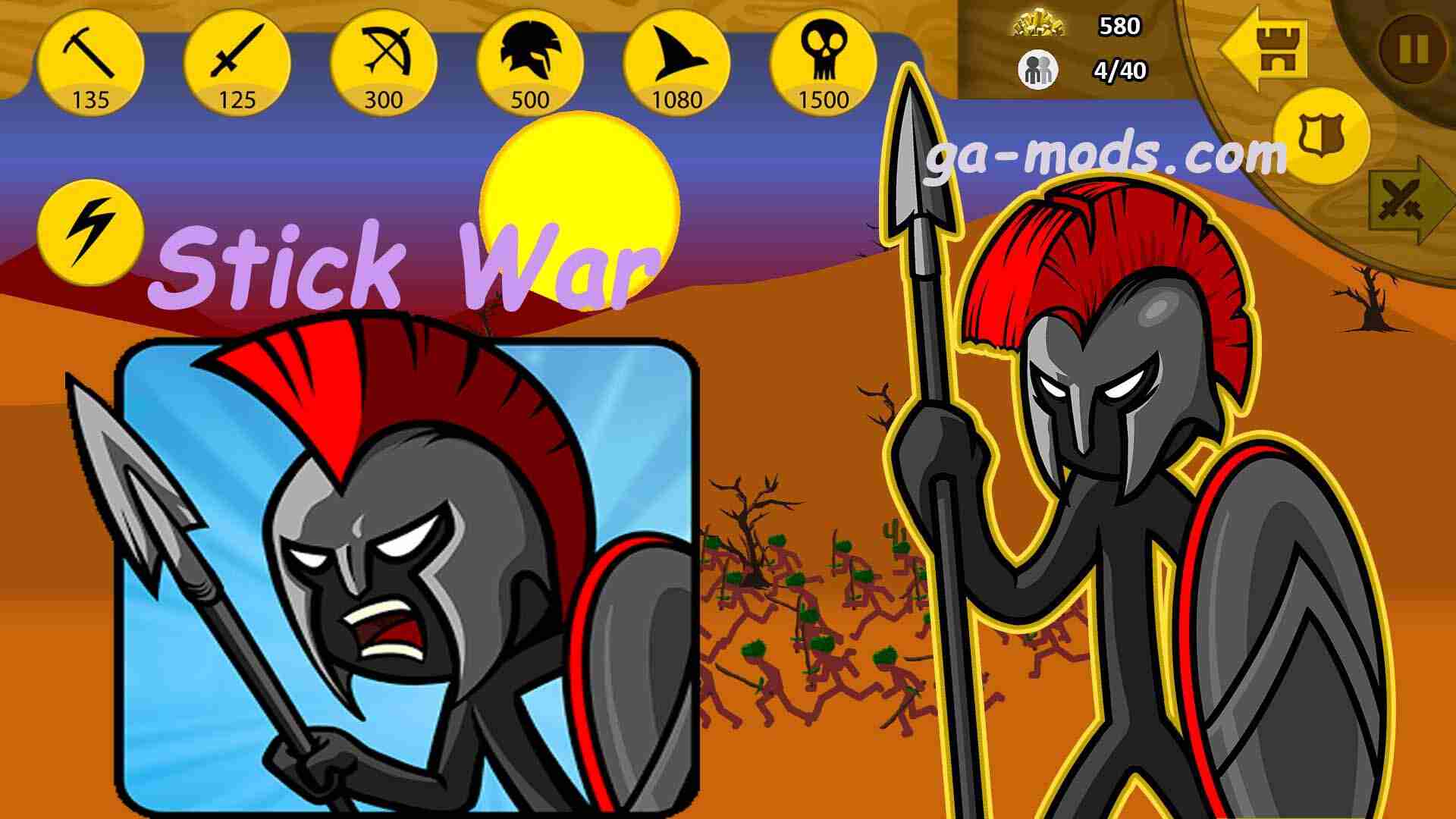 تحميل لعبة Stick War Legacy pro للأندرويد